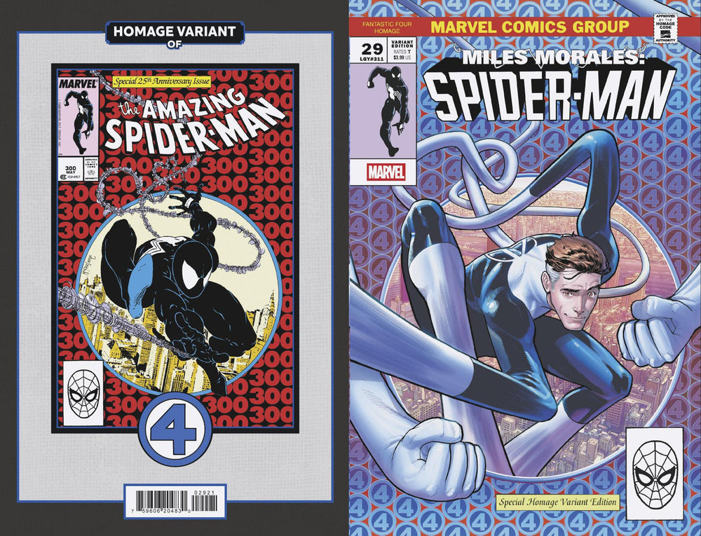 Miles Morales: Spider-Man #29 Javier Garron Fantastic Four Homage Variant (Online Order Only)