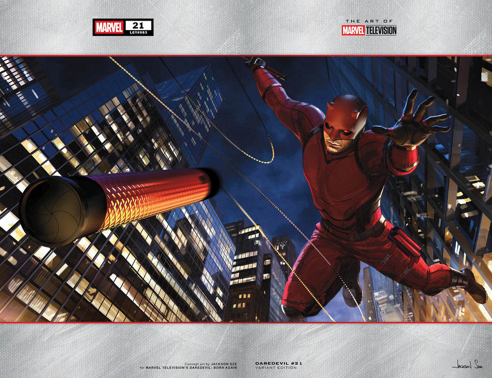 Daredevil #21 Jackson Sze Marvel Television Wraparound Variant (Online Order Only)