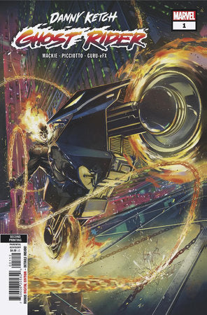 Danny Ketch Ghost Rider #1 (Of 5) 2nd Print Ben Harvey Variant (06/28/2023) Marvel (ONLINE ORDER ONLY)