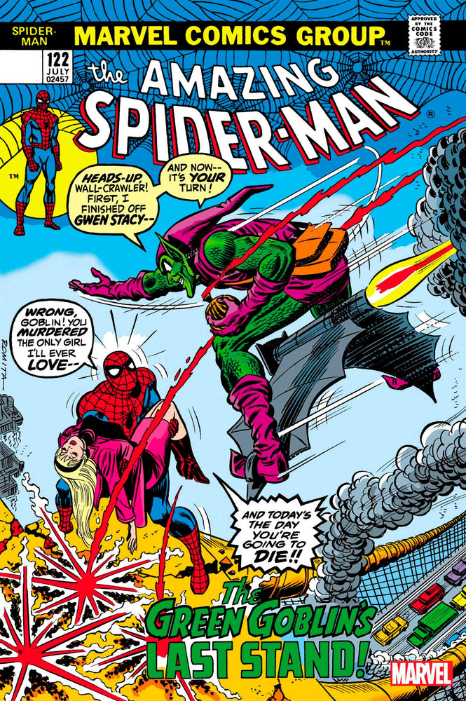 [Foil] Amazing Spider-Man #122 Facsimile Edition Unknown Comics John Romita Exclusive Var  (06/28/2023) (ONLINE ORDER ONLY)