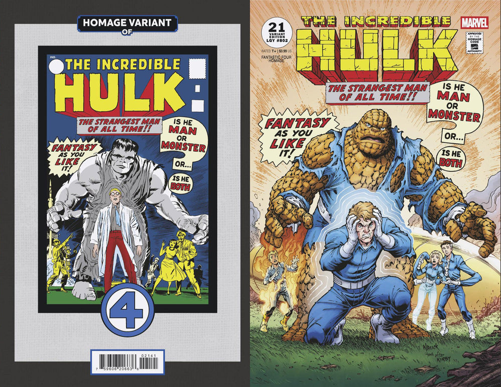Incredible Hulk #21 Todd Nauck Fantastic Four Homage Variant (Online Order Only)