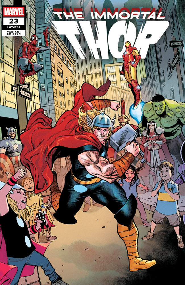 Immortal Thor #23 Martin Coccolo Death Of The Immortal Thor 3-Part Connecting Variant (Online Order Only)