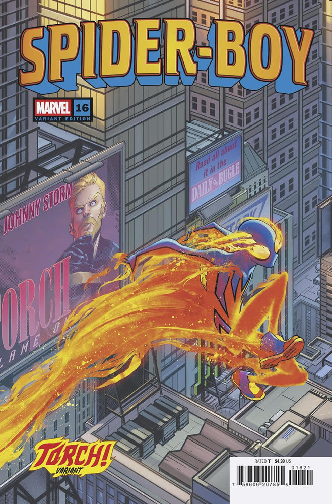 Spider-Boy #16 David Baldeon Torch! Variant (Online Order Only)