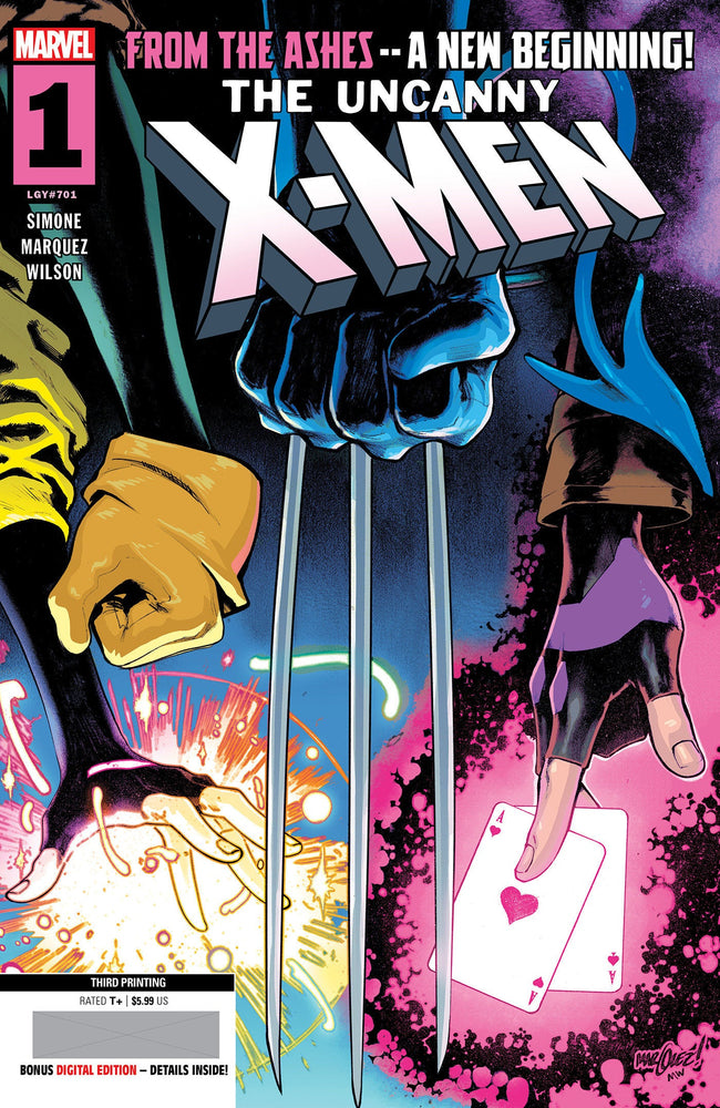 Uncanny X-Men #1 David Marquez 3RD Printing Variant (Online Order Only)