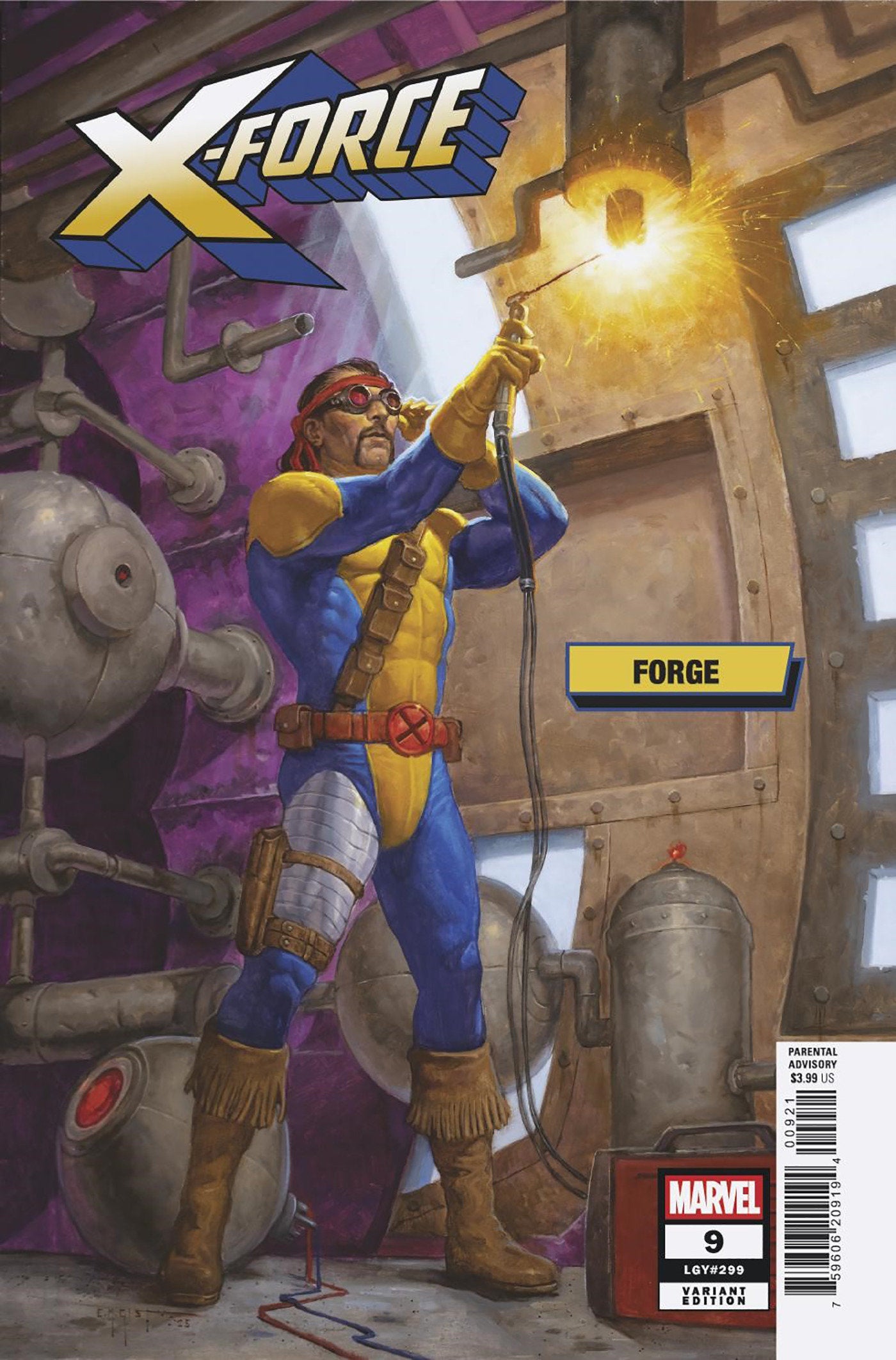 X-Force #9 E.M. Gist Forge Variant [Xmh]