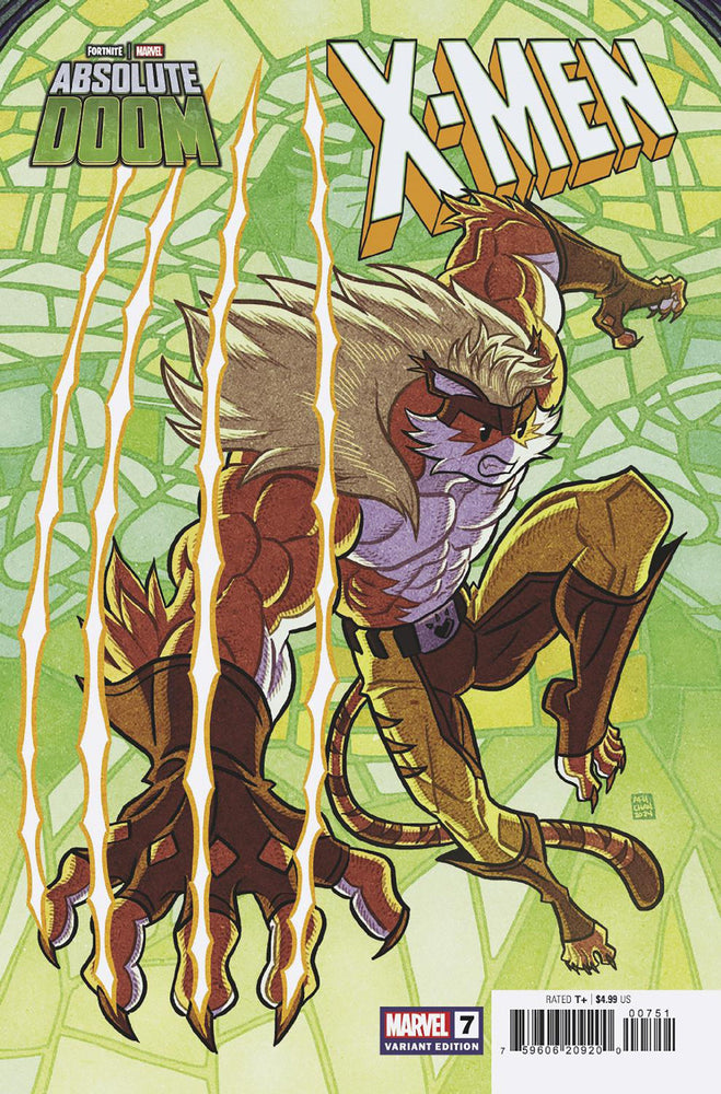 X-Men #7 Afu Chan Marvel Fortnite Meowtooth Variant (Online Order Only)