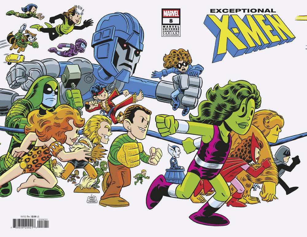 Exceptional X-Men #8 Chris Giarrusso Marvel Universe Connecting Wrap Variant K (Online Order Only)