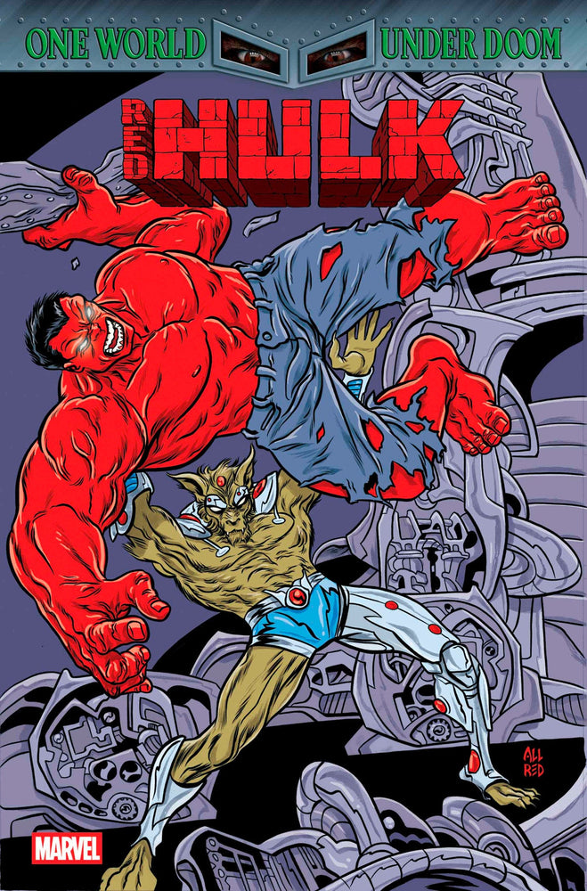 Red Hulk #6 Mike Allred Retrovision Variant [Doom] (ONLINE ORDER ONLY)