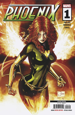 Phoenix #1 2nd Print A Joe Quesada Variant (08/28/2024) Marvel (ONLINE ORDER ONLY)