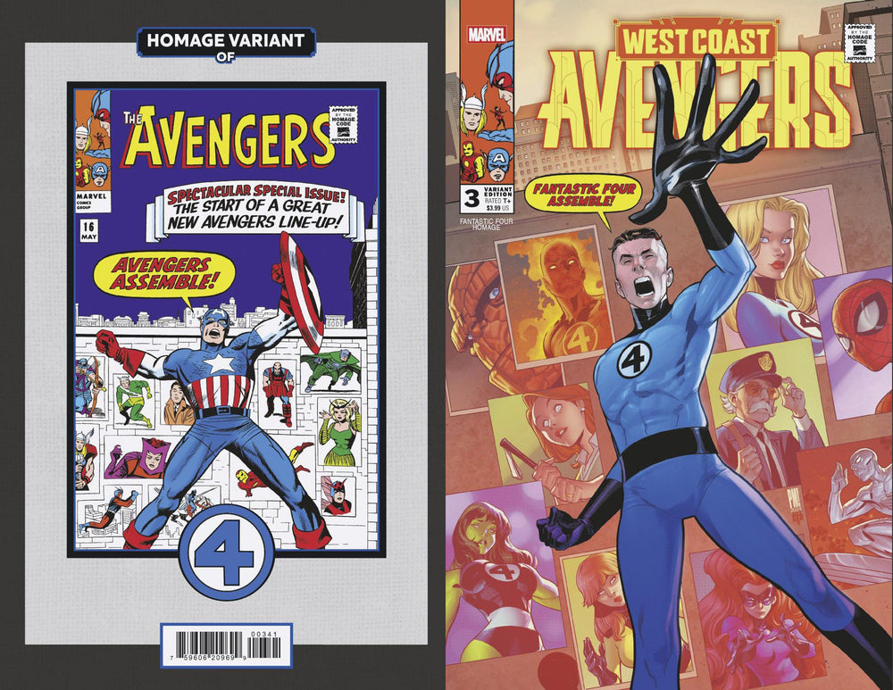 West Coast Avengers #3 Paco Medina Fantastic Four Homage Variant (Online Order Only)