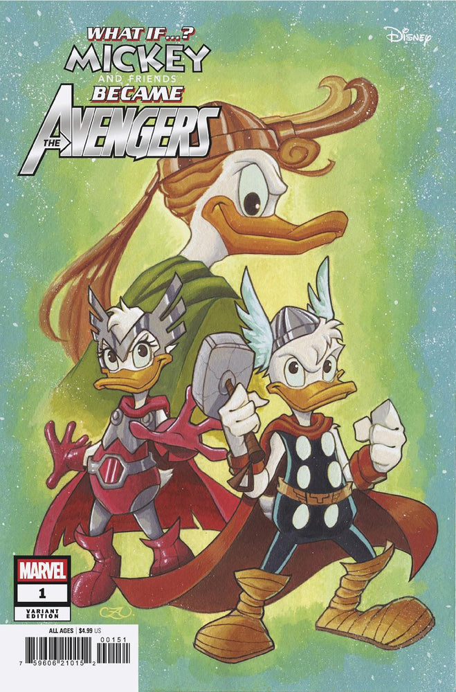 Marvel & Disney: What If...? Mickey & Friends Became The Avengers #1 Chrissie Zu Llo Variant (Online Order Only)