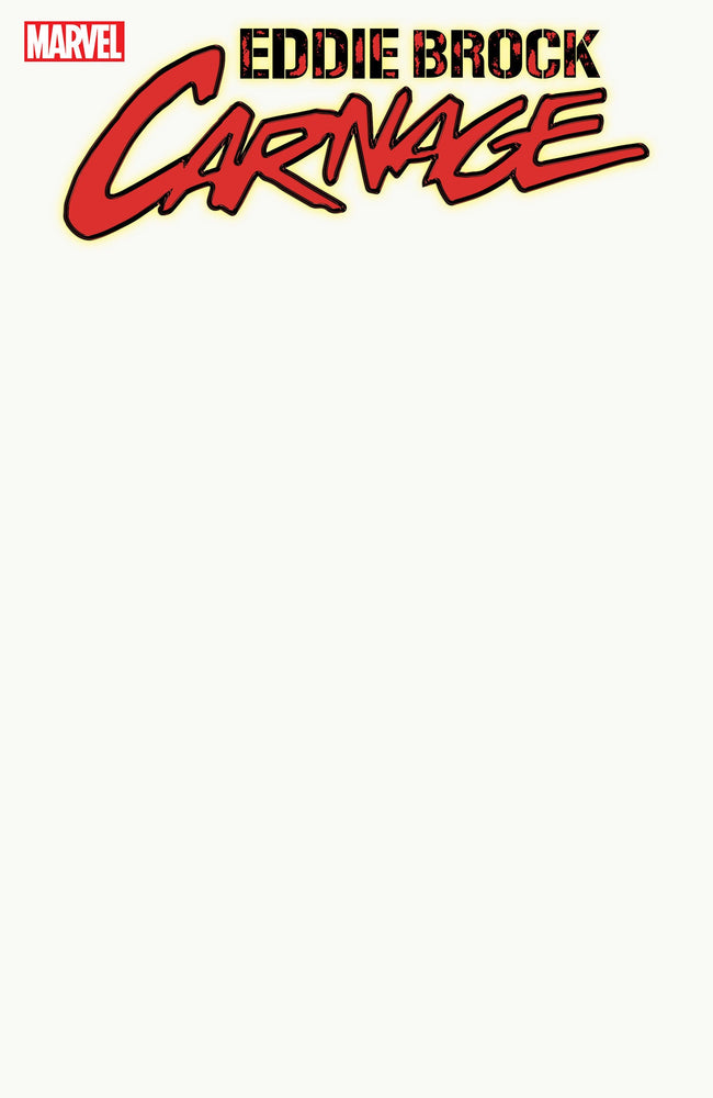 Eddie Brock Carnage #1 Blank Cover Variant (Online Order Only)