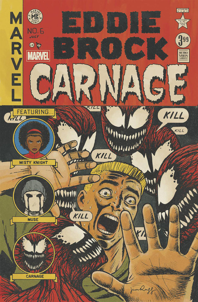Eddie Brock: Carnage #6 Jim Rugg Retrovision Variant