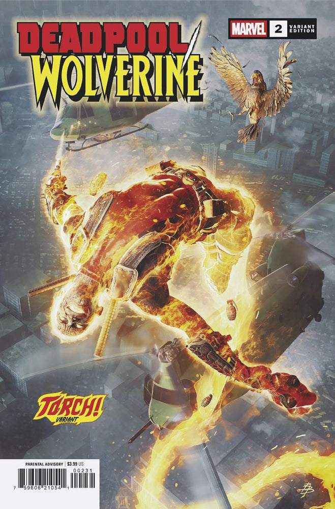 Deadpool/Wolverine #2 Bjorn Barends Torch! Variant (Online Order Only)
