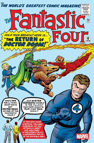Fantastic Four #10 Facsimile Edition Foil Variant