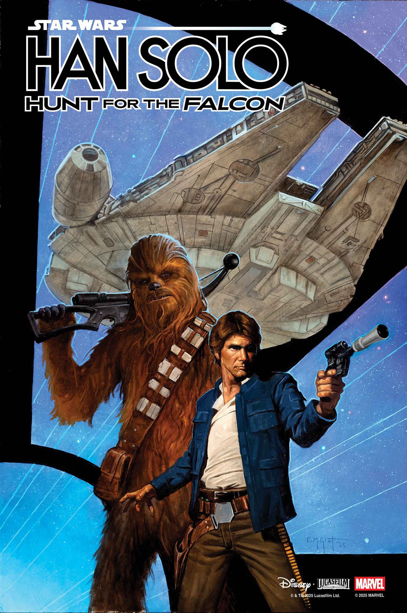 Star Wars: Han Solo   Hunt For The Falcon #4 E.M. Gist Variant