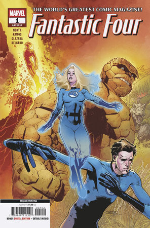 Fantastic Four #1 2nd Print A Mahmud Asrar Variant (08/20/2025) Marvel (ONLINE ORDER ONLY)