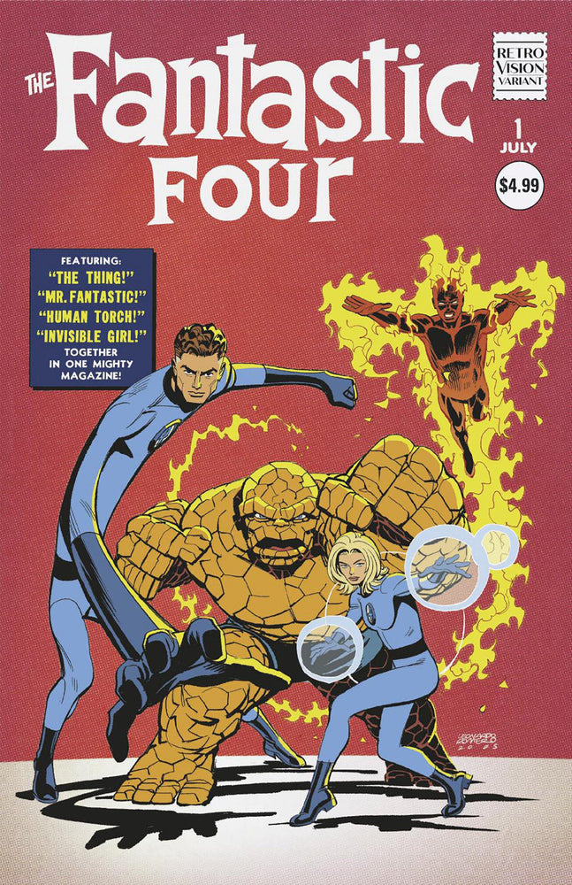 Fantastic Four #1 Leonardo Romero Retrovision Variant (ONLINE ORDER ONLY)
