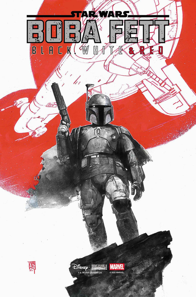 Star Wars: Boba Fett - Black, White & Red (2025) #1 (ONLINE ORDER ONLY)