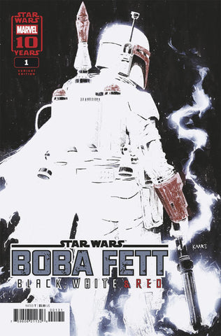 Star Wars: Boba Fett   Black, White & Red #1 Kaare Andrews Variant