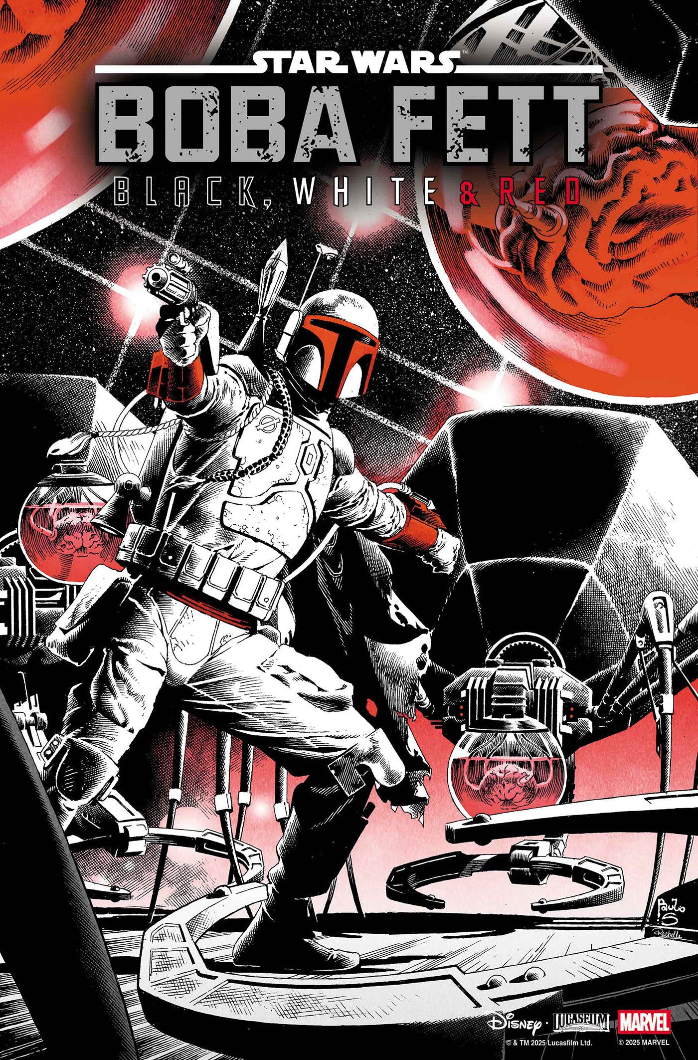 Star Wars: Boba Fett   Black, White & Red #3 Paulo Siqueira Variant