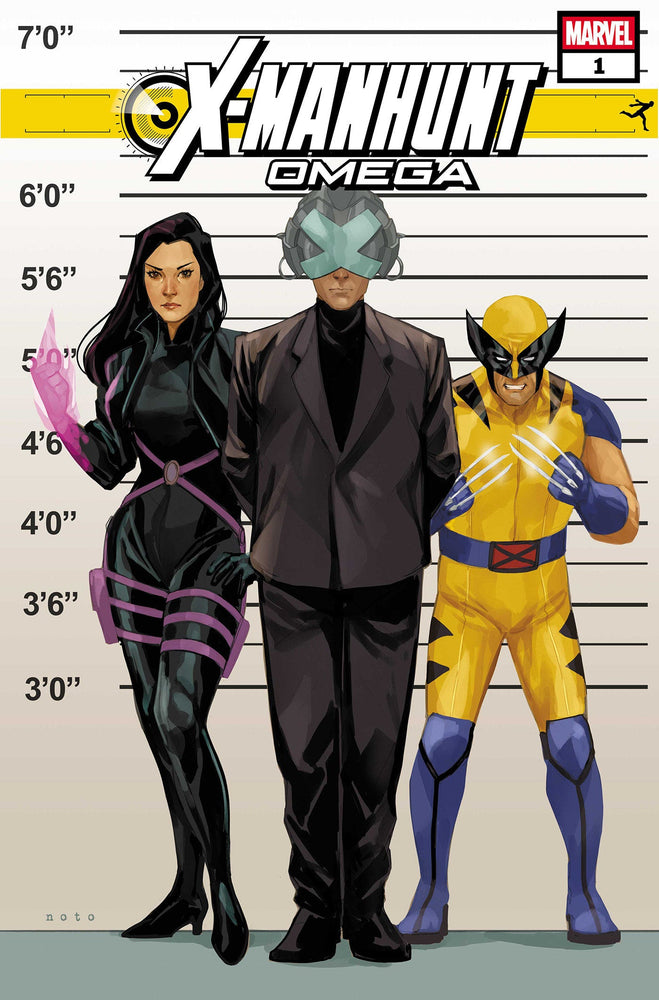 X-Manhunt Omega #1 Phil Noto Connecting X-Manhunt Variant [Xmh] (Online Order Only)