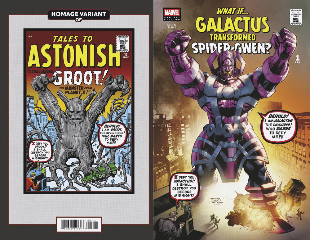 What If...? Galactus: Galactus Transformed Spider-Gwen? #1 Stephen Segovia Sci-F I Homage Variant (Online Order Only)
