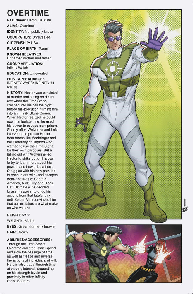 Infinity Watch #3 David Baldeon Handbook Variant