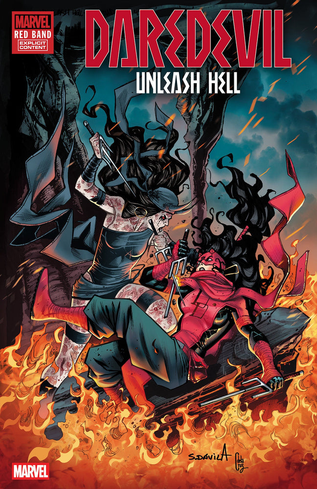 Daredevil: Unleash Hell - Red Band #4 Sergio Davila Variant [Polybagged] (Online Order Only)