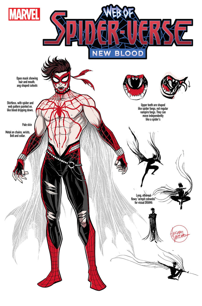 Web Of Spider-Verse: New Blood #1 Luciano Vecchio Design Variant (Online Order Only)
