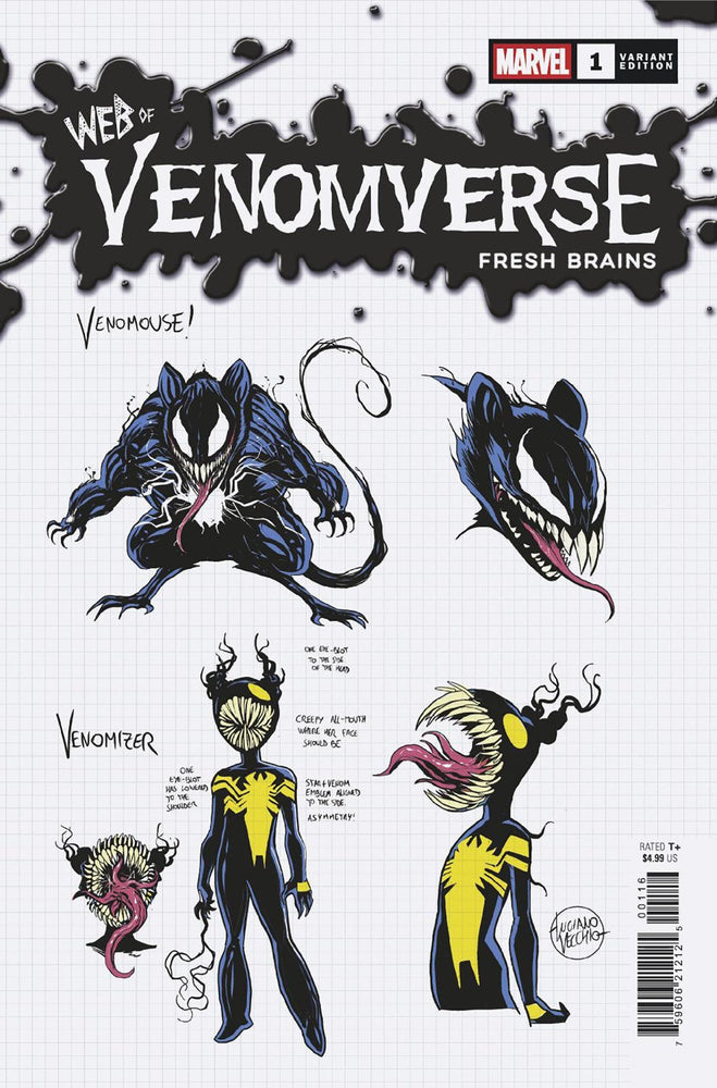Web Of Venomverse: Fresh Brains #1 Luciano Vecchio Design Variant (Online Order Only)