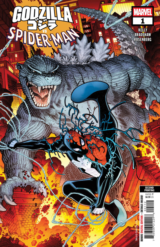 Godzilla Vs. Spider-Man (2025) #1 Second Printing (Online Order Only)