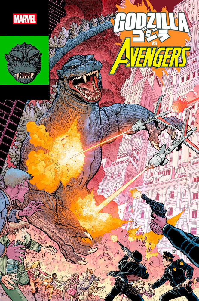 Godzilla vs. Avengers #1 Nick Bradshaw Monster Homage Variant (Online Order Only)