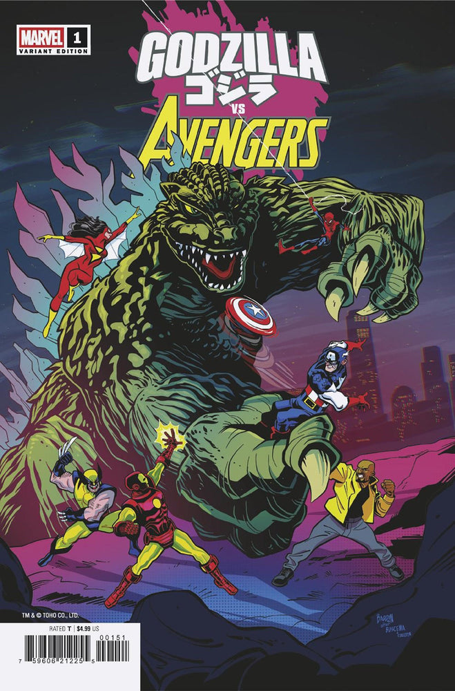 Godzilla vs. Avengers #1 Dave Bardin Variant (Online Order Only)