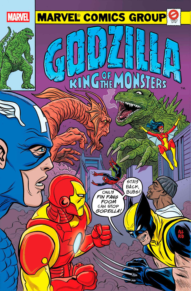 Godzilla vs. Avengers #1 Mike Allred Godzilla King Of The Monsters Homage Variant (Online Order Only)