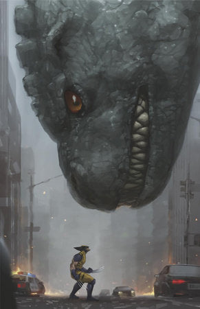 Godzilla Destroys The Marvel Universe #3 G 1:100 Jeehyung Lee Virgin Variant (09/24/2025) Marvel (ONLINE ORDER ONLY)