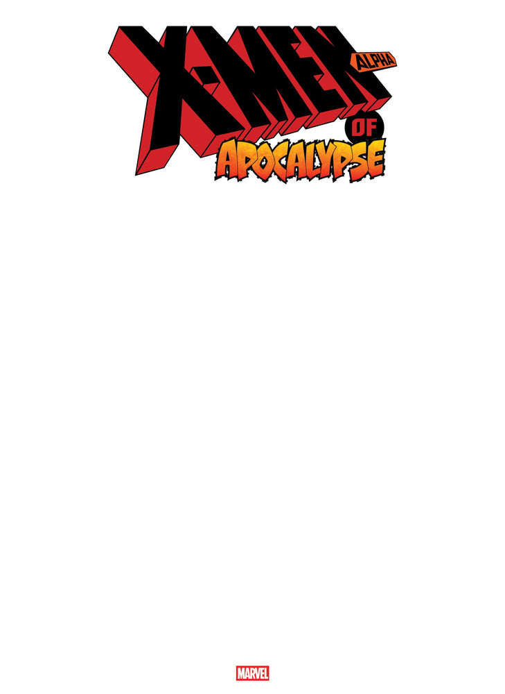 X Men Of Apocalypse Alpha #1 Blank Cover Variant (ONLINE ORDER ONLY)
