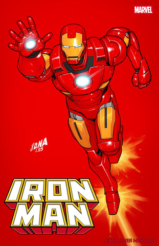 Iron Man #2 David Nakayama Color Block Red Variant (ONLINE ORDER ONLY)