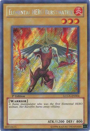 Elemental HERO Burstinatrix [LCGX-EN004] Secret Rare (ONLINE ORDER ONLY)