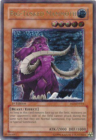 Big-Tusked Mammoth [FET-EN015] Ultimate Rare (ONLINE ORDER ONLY)
