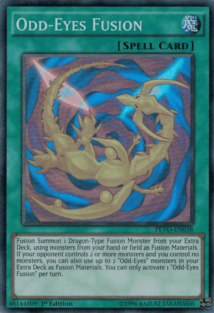Odd-Eyes Fusion [PEVO-EN038] Super Rare (ONLINE ORDER ONLY)