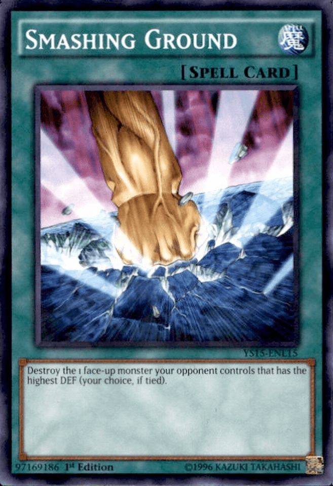 Smashing Ground [YS15-ENL15] Shatterfoil Rare (ONLINE ORDER ONLY)