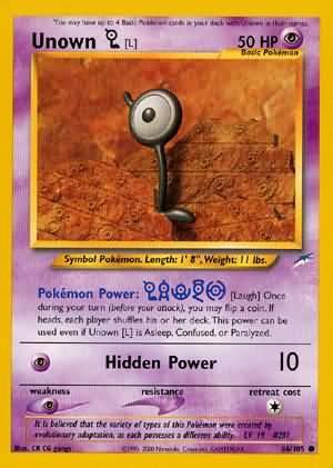 Unown [L] (86/105) [Neo Destiny Unlimited] (Online Only)
