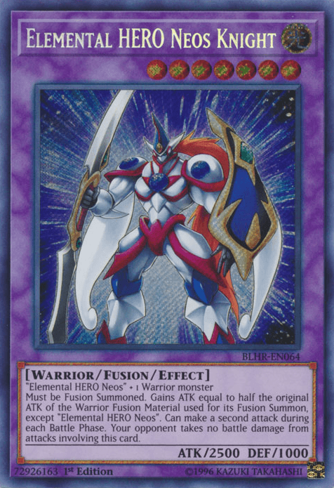 Elemental Hero Neos Knight [BLHR-EN064] Secret Rare (ONLINE ORDER ONLY)
