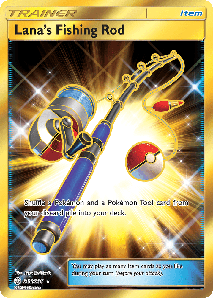 Lana's Fishing Rod (266/236) [Sun & Moon: Cosmic Eclipse] (Online Only)