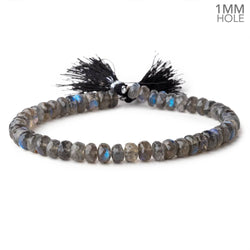 7.5mm Labradorite Faceted Rondelle Beads 9 inch 50 pieces AAA 1mm Hole (ONLINE ORDER ONLY)