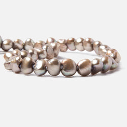 7.5x10-9x10.5mm Dark Champagne Baroque 2.5mm large hole Pearls 15 in. 48 pcs (ONLINE ORDER ONLY)