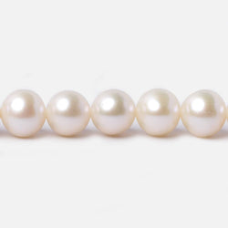 7.5x6-9x6.5mm Cream Off Round Freshwater Pearls 16 inch 56 pieces (ONLINE ORDER ONLY)
