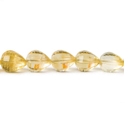7.5x7-9x7mm Citrine Straight Drilled Tear Drop 16 inch 46 pieces (ONLINE ORDER ONLY)