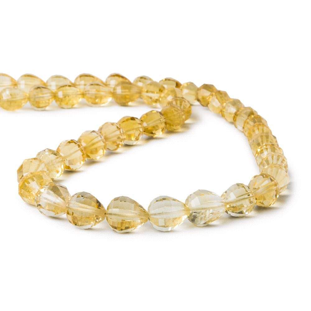 7.5x7-9x7mm Citrine Straight Drilled Tear Drop 16 inch 46 pieces (ONLINE ORDER ONLY)